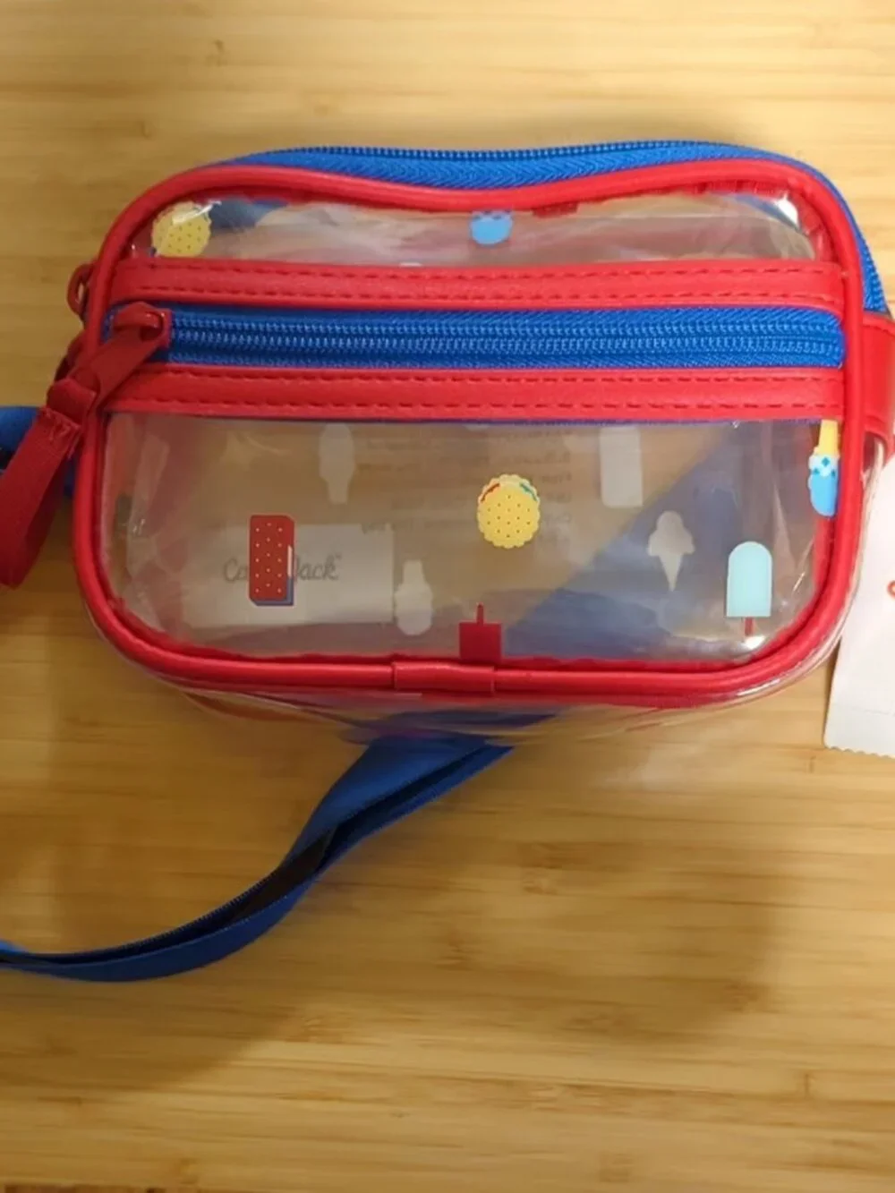 Clear Popsicle Print Kids Fanny Pack Belt bag - NWT